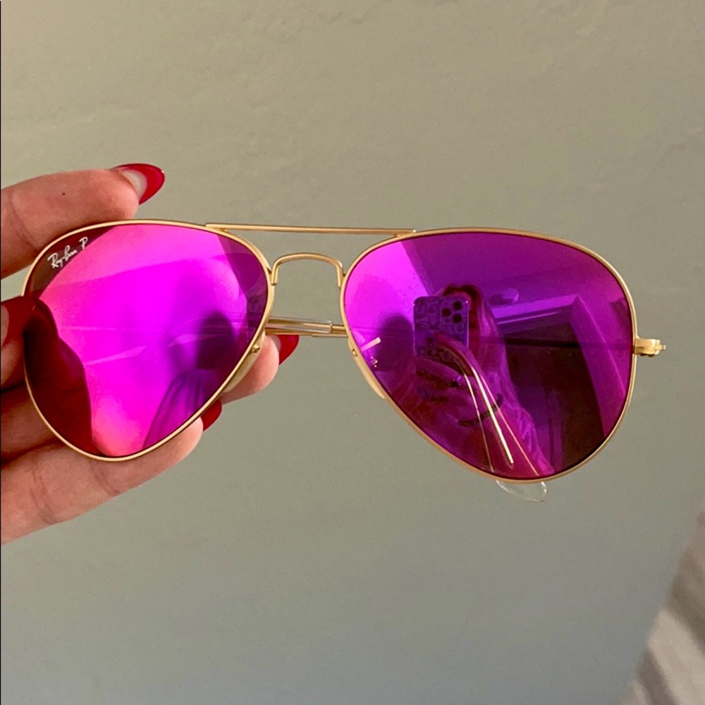 Pink Polarized Ray Bans